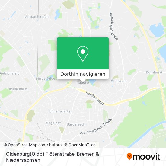 Oldenburg(Oldb) Flötenstraße Karte