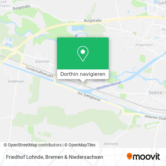 Friedhof Lohnde Karte