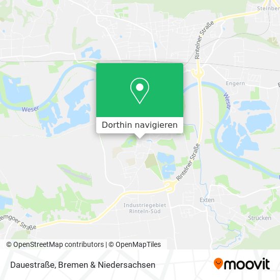 Dauestraße Karte