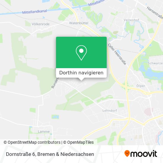Dornstraße 6 Karte