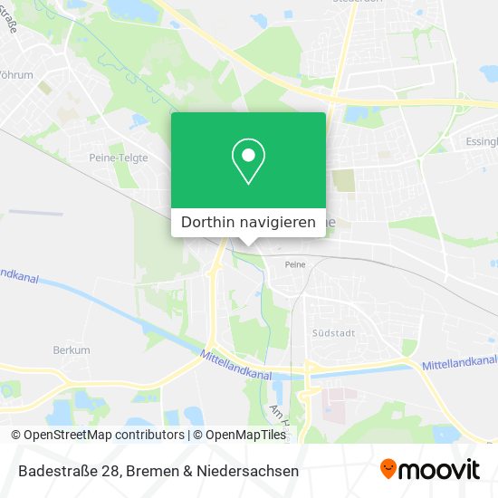 Badestraße 28 Karte