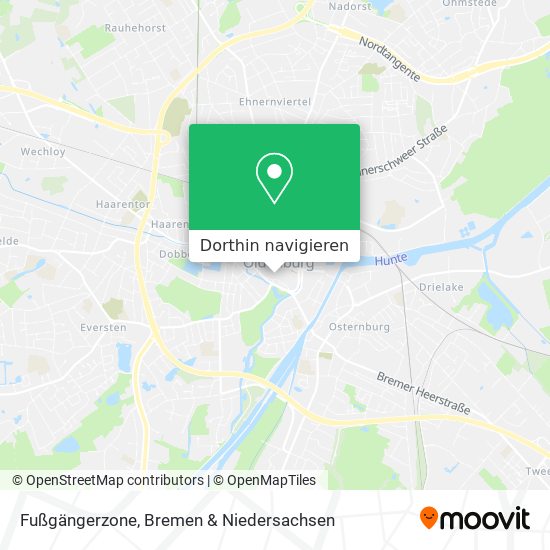 Fußgängerzone Karte