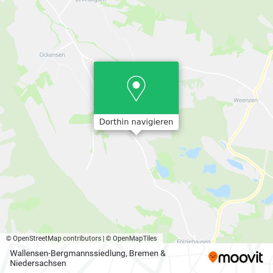 Wallensen-Bergmannssiedlung Karte