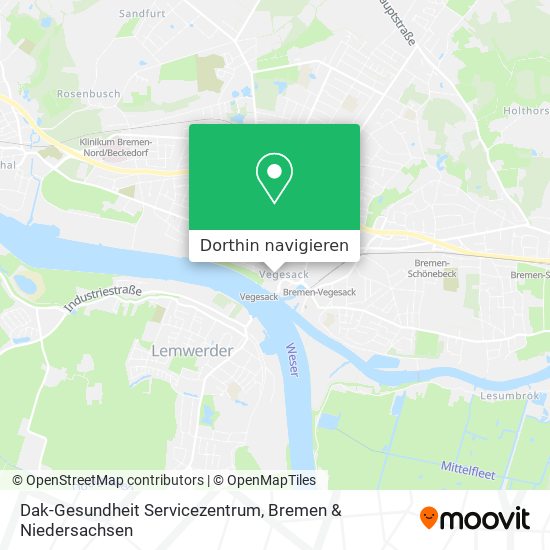 Dak-Gesundheit Servicezentrum Karte