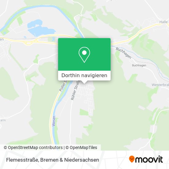 Flemesstraße Karte