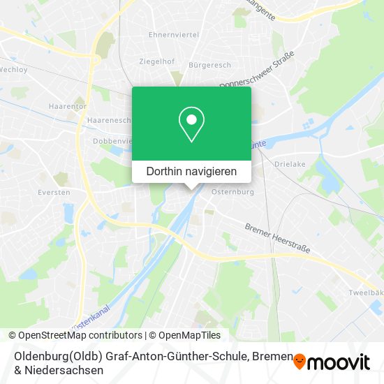 Oldenburg(Oldb) Graf-Anton-Günther-Schule Karte