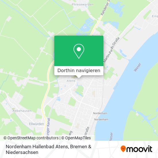 Nordenham Hallenbad Atens Karte