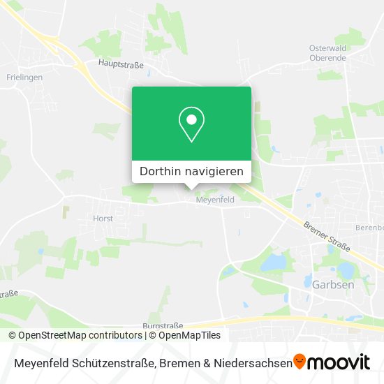 Meyenfeld Schützenstraße Karte