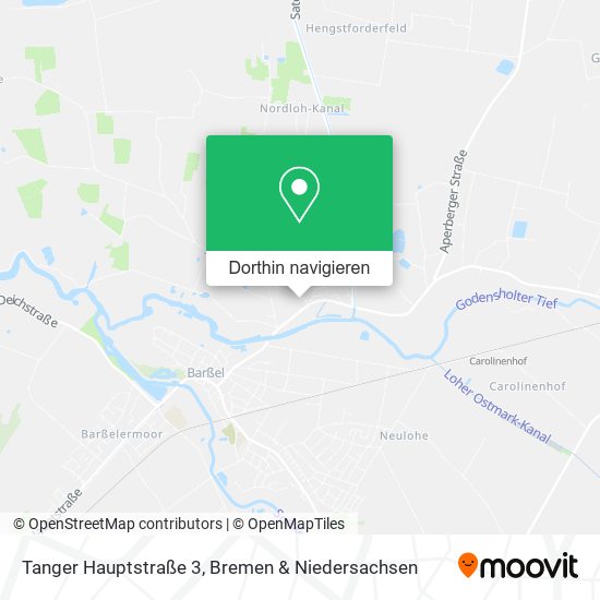 Tanger Hauptstraße 3 Karte