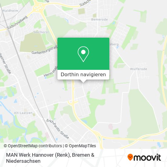 MAN Werk Hannover (Renk) Karte