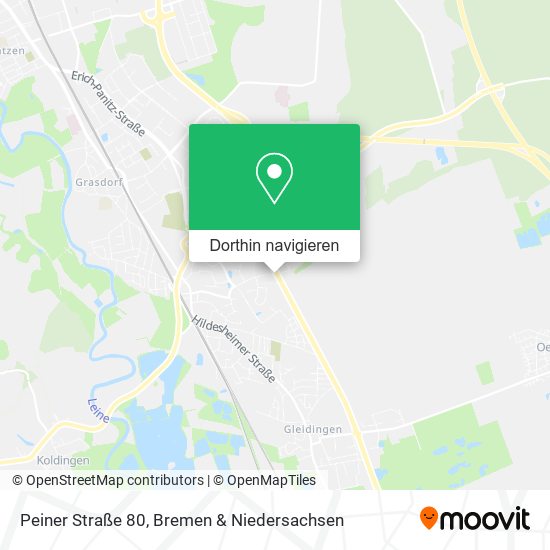 Peiner Straße 80 Karte