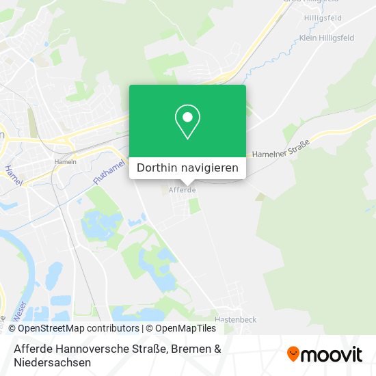Afferde Hannoversche Straße Karte