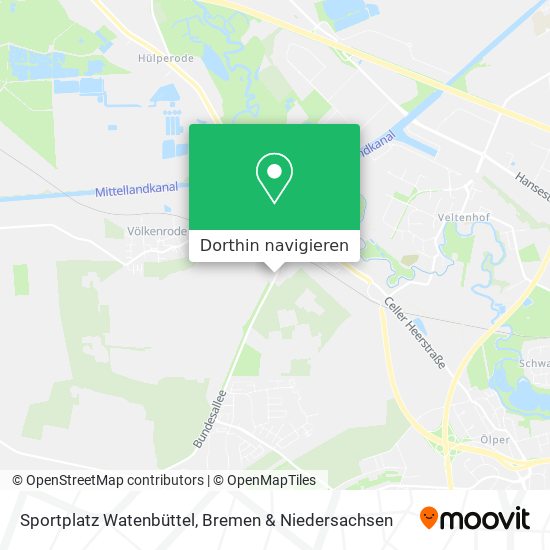 Sportplatz Watenbüttel Karte