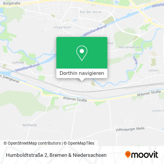 Humboldtstraße 2 Karte
