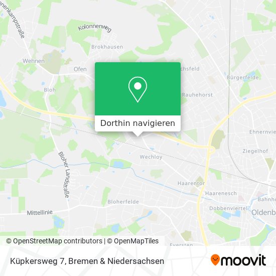 Küpkersweg 7 Karte