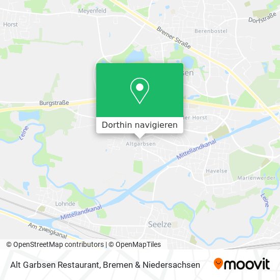 Alt Garbsen Restaurant Karte