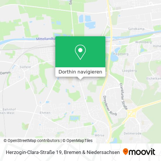 Herzogin-Clara-Straße 19 Karte