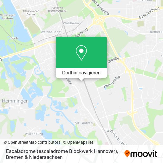 Escaladrome (escaladrome Blockwerk Hannover) Karte