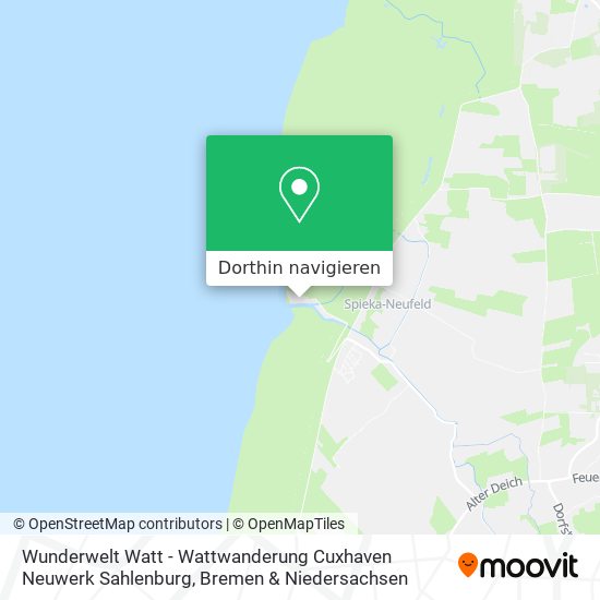 Wunderwelt Watt - Wattwanderung Cuxhaven Neuwerk Sahlenburg Karte