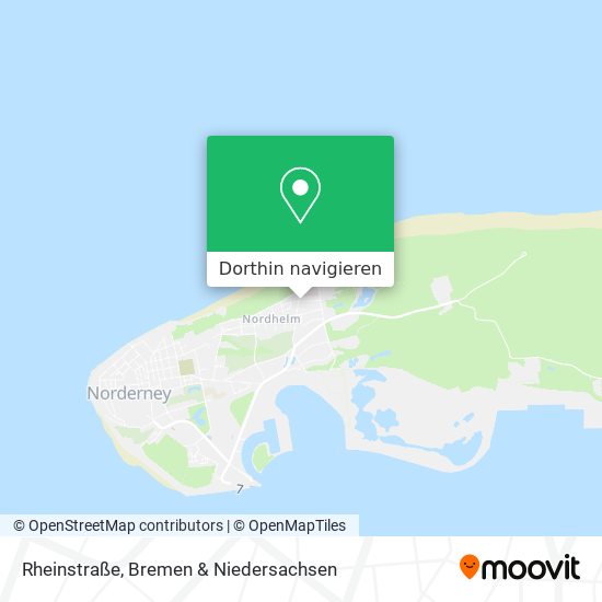 Rheinstraße Karte