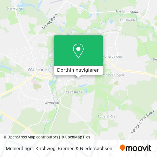 Meinerdinger Kirchweg Karte