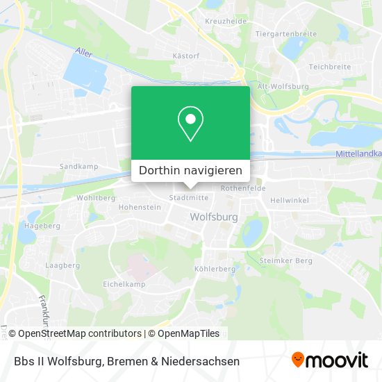 Bbs II Wolfsburg Karte