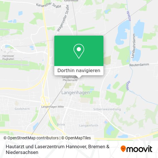 Hautarzt und Laserzentrum Hannover Karte