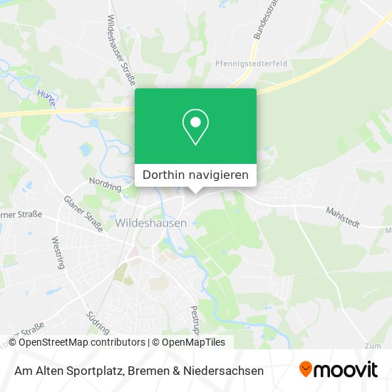 Am Alten Sportplatz Karte