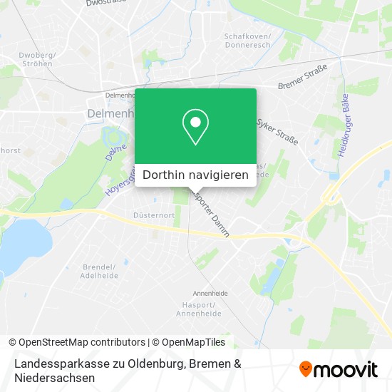 Landessparkasse zu Oldenburg Karte