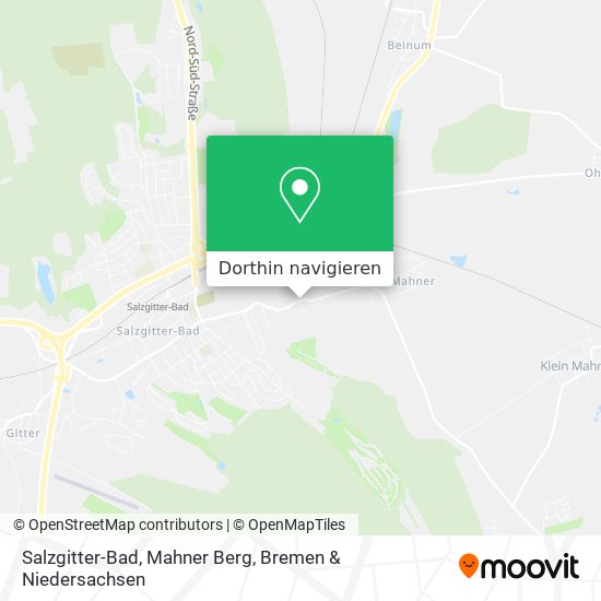 Salzgitter-Bad, Mahner Berg Karte