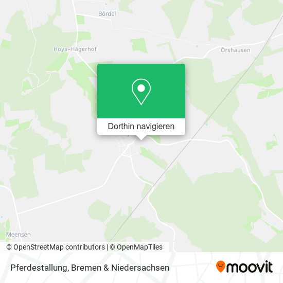 Pferdestallung Karte