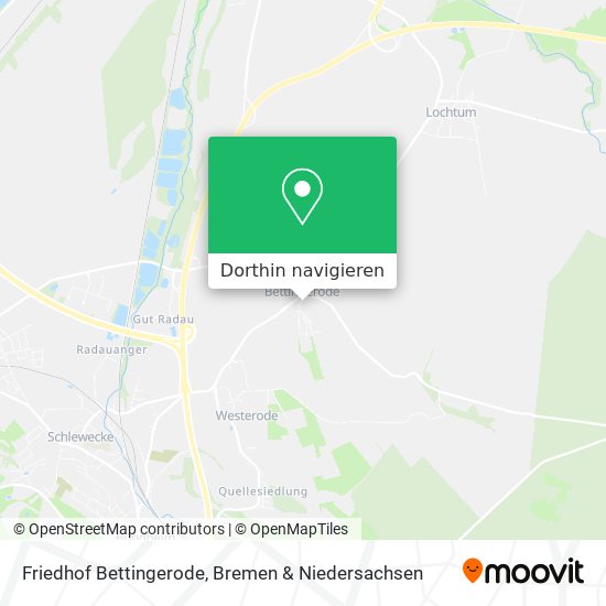 Friedhof Bettingerode Karte