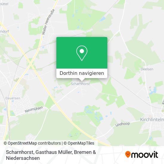 Scharnhorst, Gasthaus Müller Karte