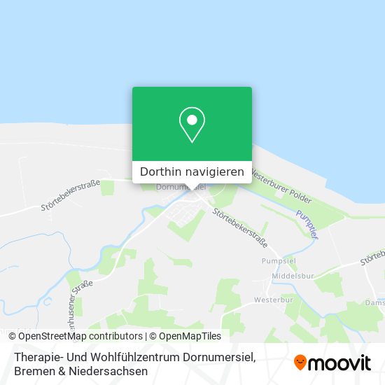 Therapie- Und Wohlfühlzentrum Dornumersiel Karte