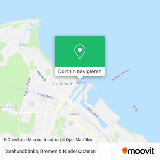 Seehundbänke Karte