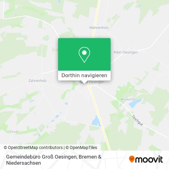 Gemeindebüro Groß Oesingen Karte