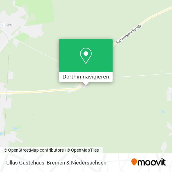 Ullas Gästehaus Karte
