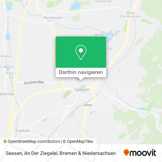 Seesen, An Der Ziegelei Karte