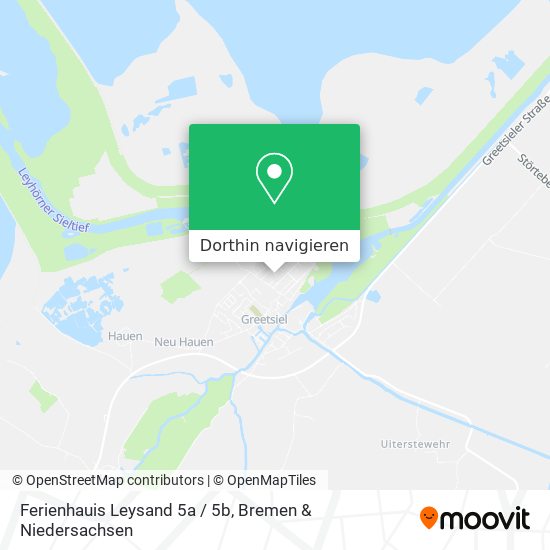 Ferienhauis Leysand 5a / 5b Karte