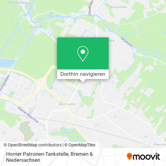 Horner Patronen-Tankstelle Karte