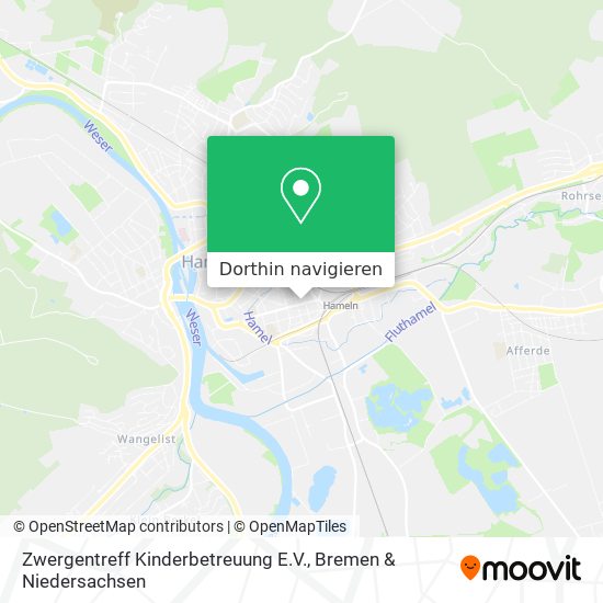 Zwergentreff Kinderbetreuung E.V. Karte