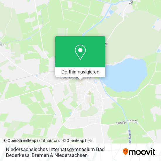 Niedersächsisches Internatsgymnasium Bad Bederkesa Karte