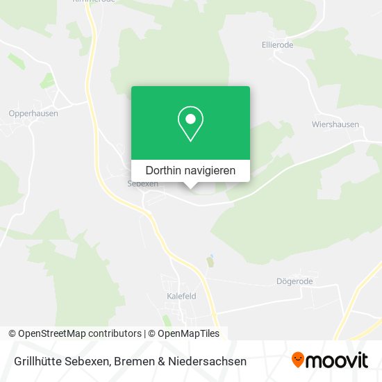 Grillhütte Sebexen Karte