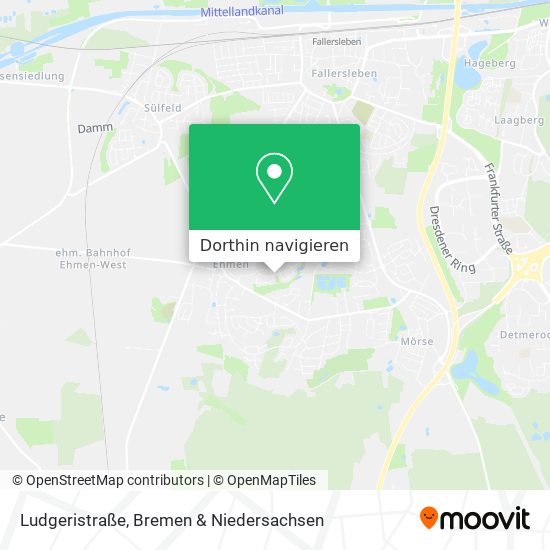Ludgeristraße Karte
