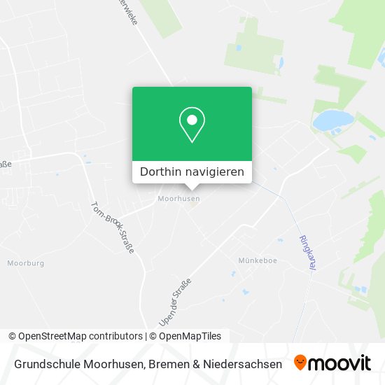 Grundschule Moorhusen Karte