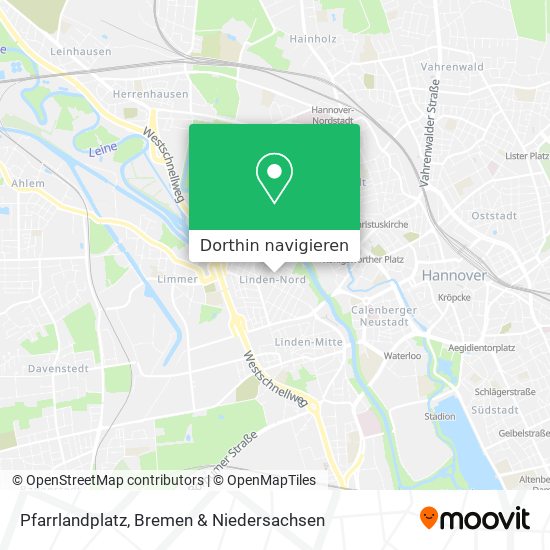 Pfarrlandplatz Karte