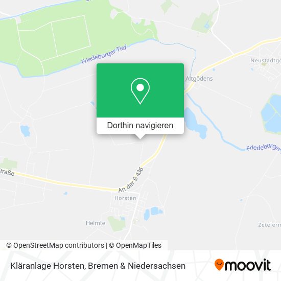 Kläranlage Horsten Karte