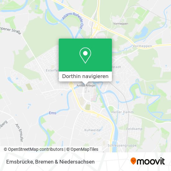 Emsbrücke Karte