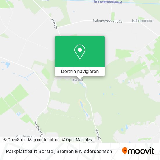 Parkplatz Stift Börstel Karte