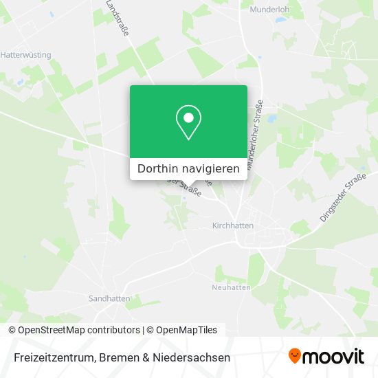 Freizeitzentrum Karte